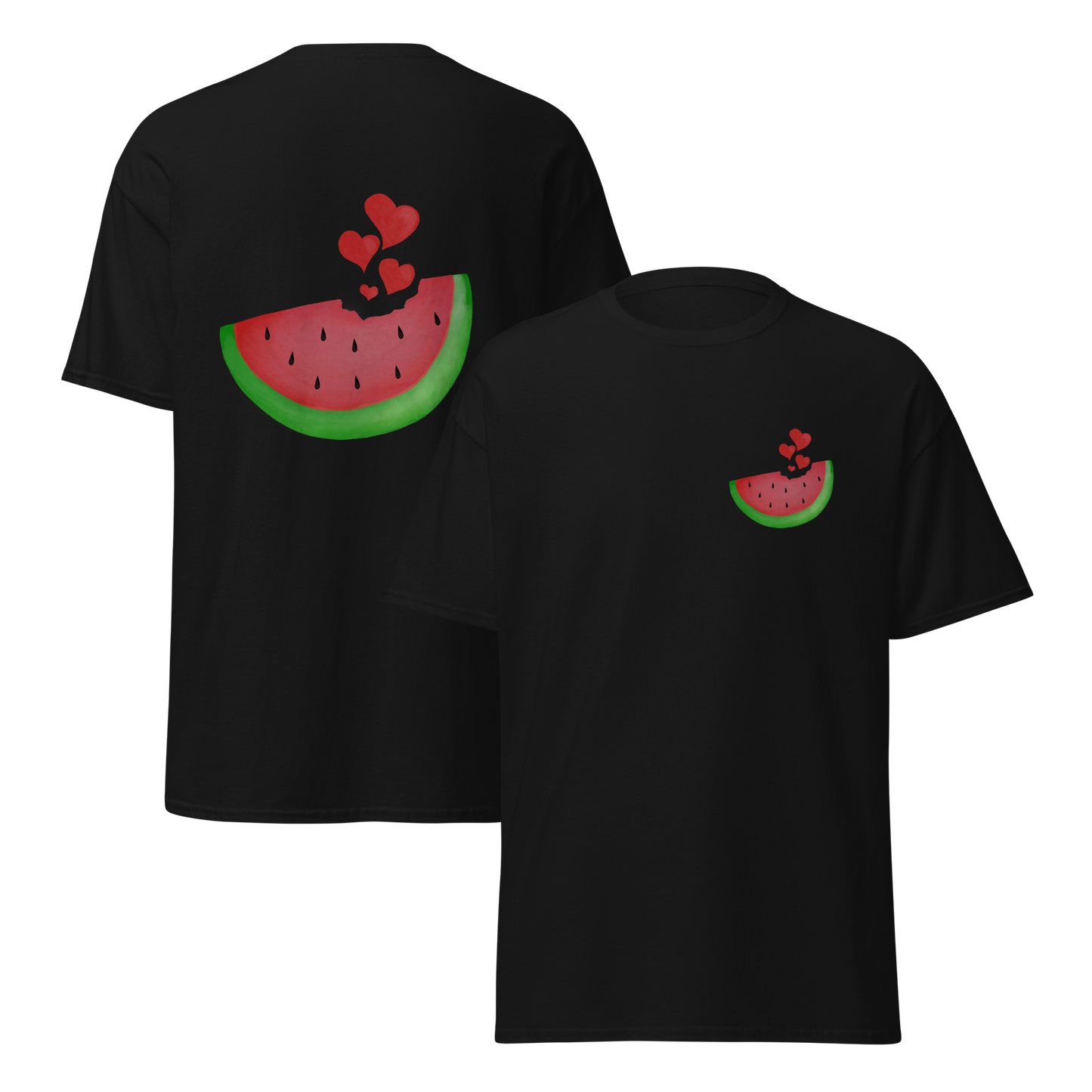 Watermelon & Hearts T-Shirt