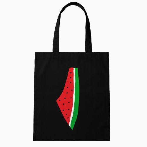 Watermelon Map Tote Bag