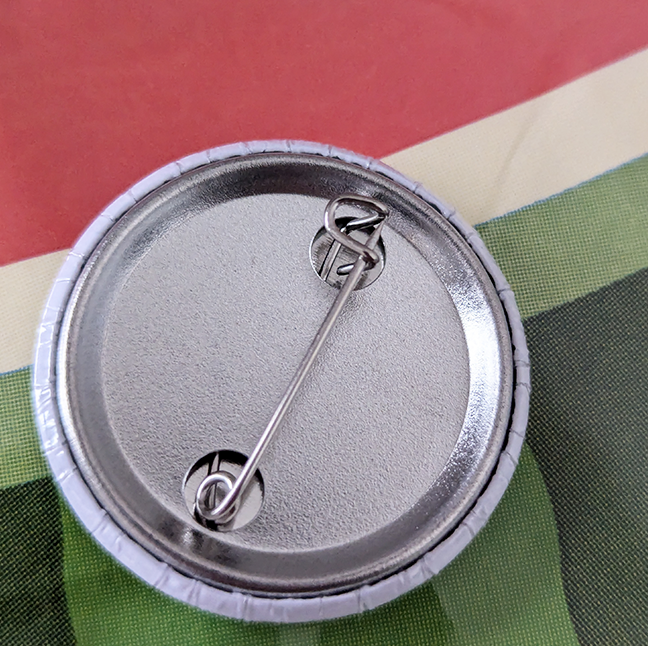 Heart-Shaped Watermelon Pin Badge