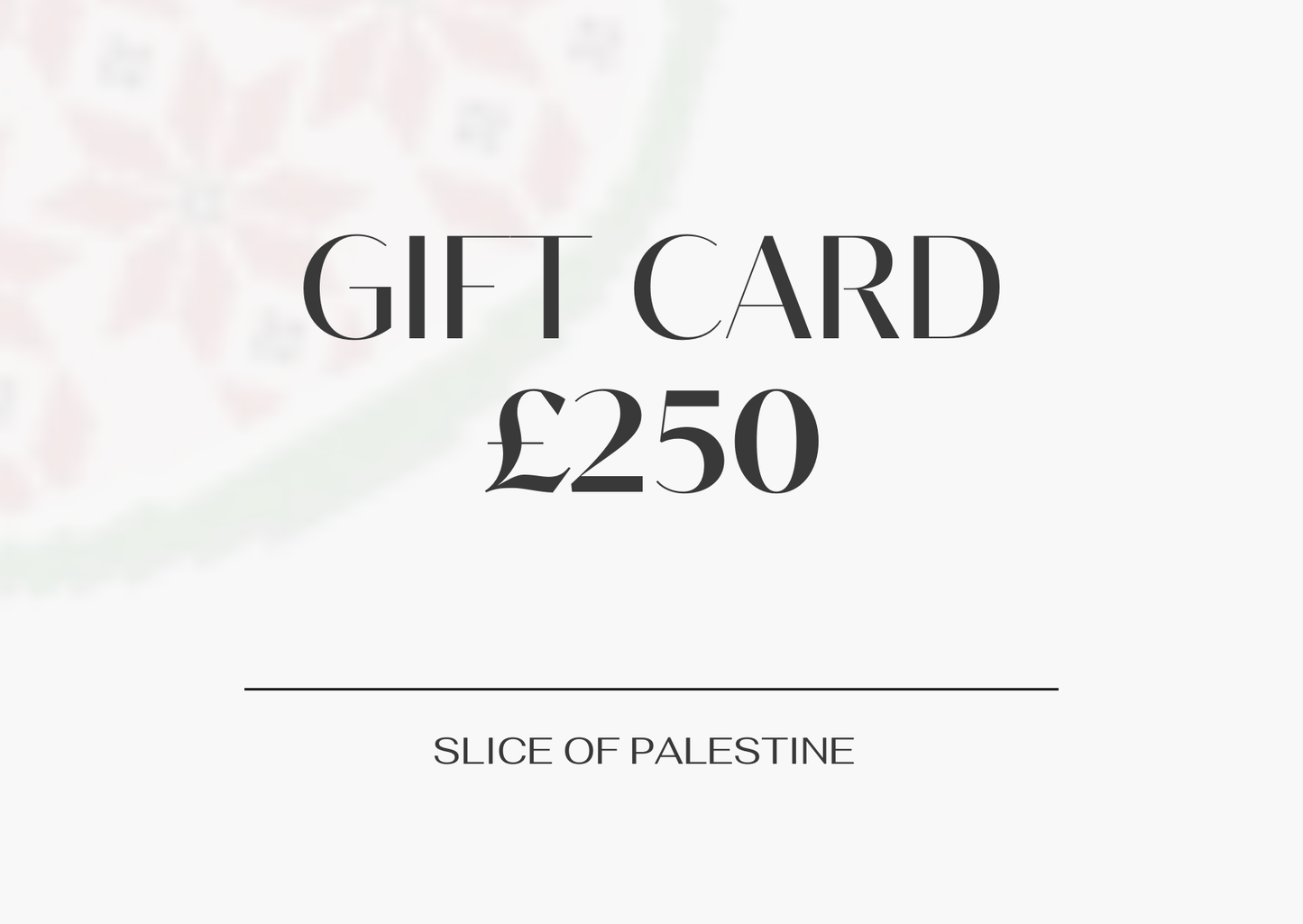 Gift Card | Slice of Palestine