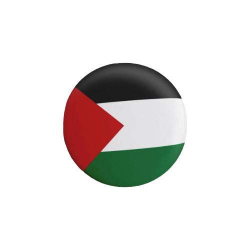 Palestine Flag Badge