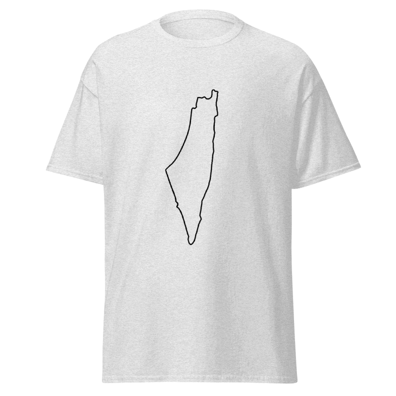 Historic Palestine Border Map Top