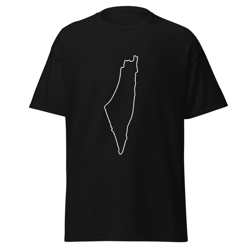Historic Palestine Border Map Top