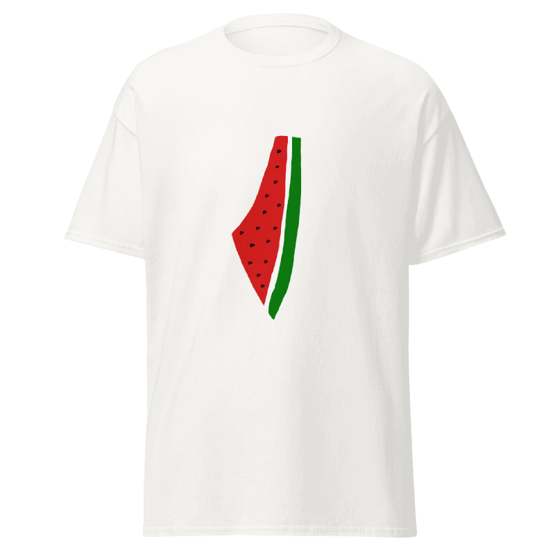 Watermelon Palestine Map T-Shirt