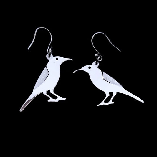 Palestine Sunbird Sterling Silver Earrings