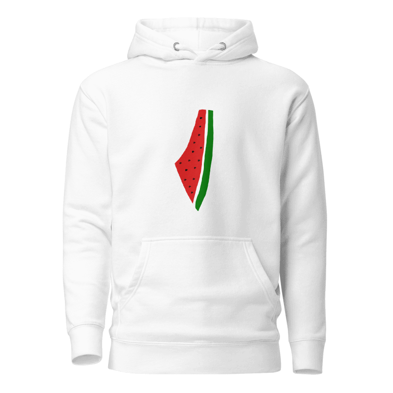 Watermelon Historic Palestine Map Top