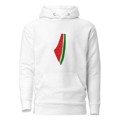 Watermelon Historic Palestine Map Top