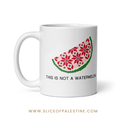 'Not A Watermelon' Tatreez Mug