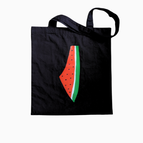Watermelon Map Tote Bag