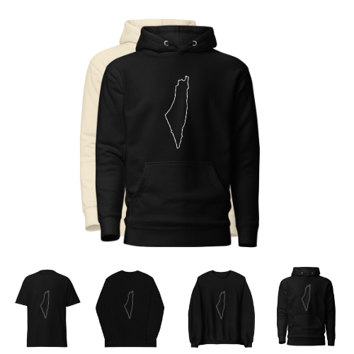 Historic Palestine Border Map Top