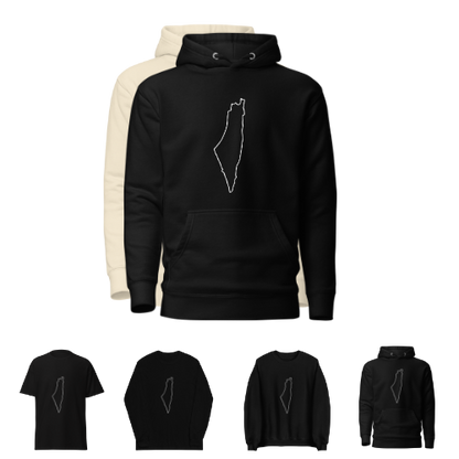 Historic Palestine Border Map Top