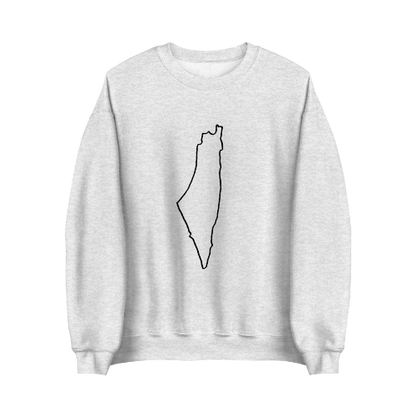 Historic Palestine Border Map Top