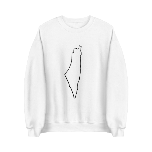 Historic Palestine Border Map Top