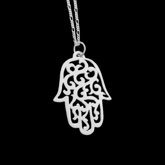 Hand of Fatima Sterling Silver Pendant