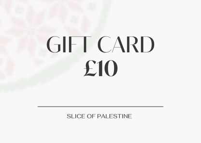 Gift Card | Slice of Palestine