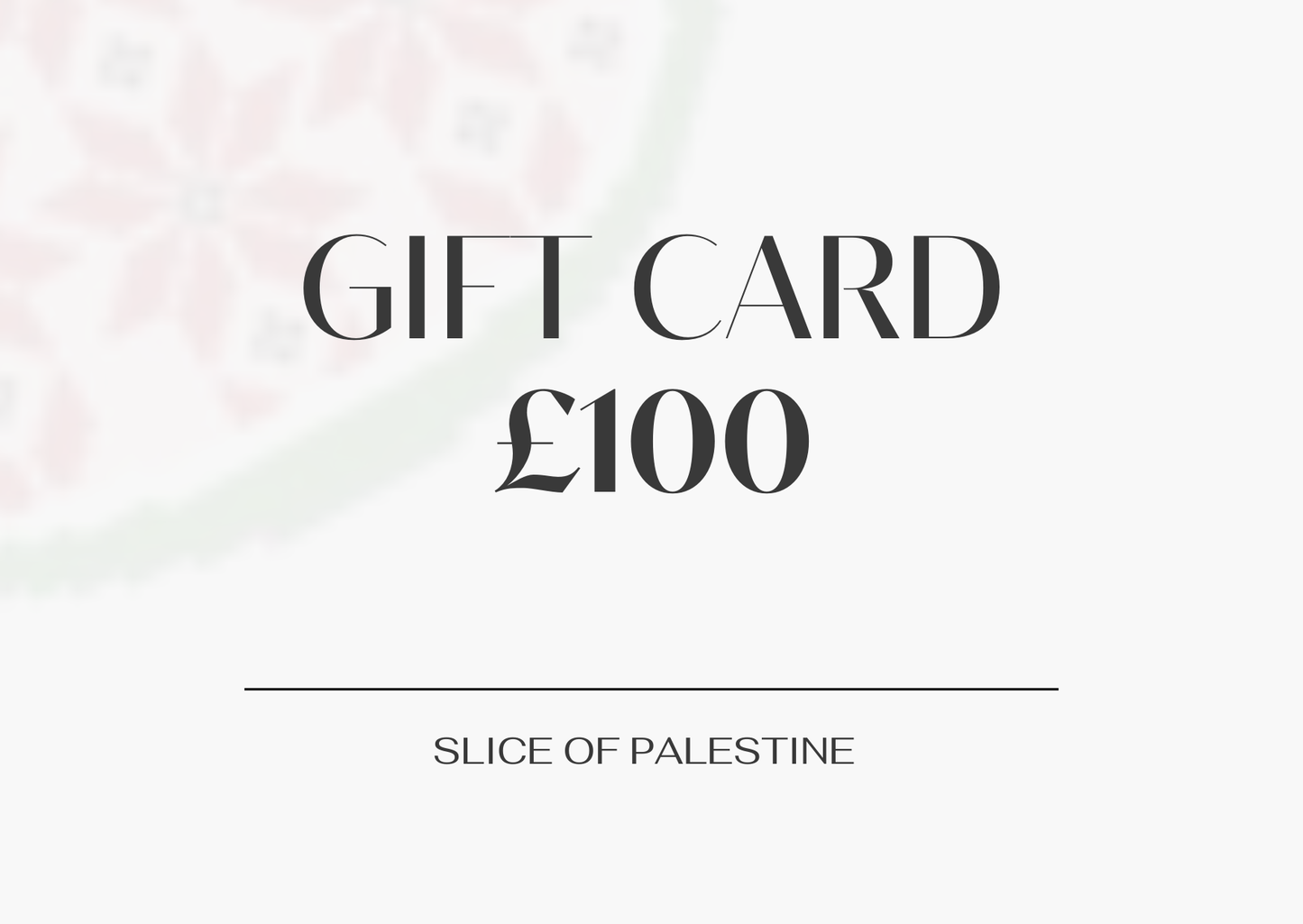 Gift Card | Slice of Palestine