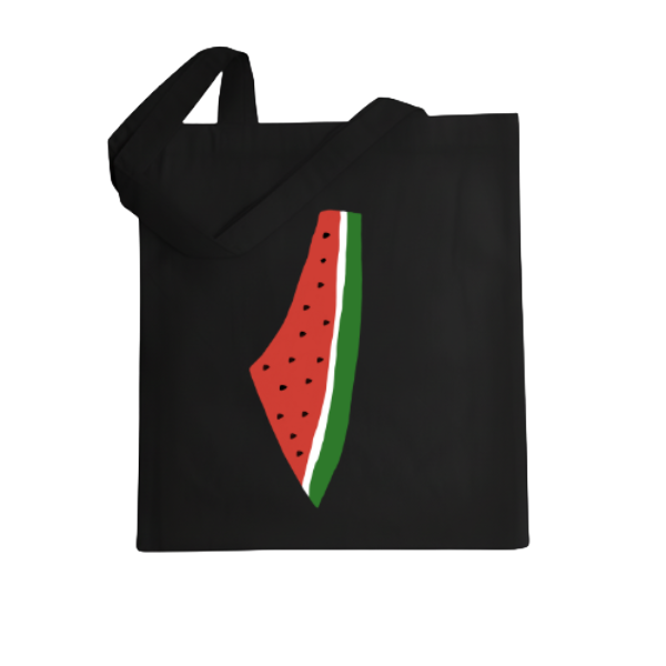 Watermelon Map Tote Bag