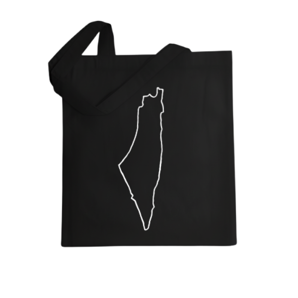Historic Palestine Map Tote Bag
