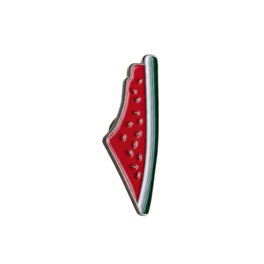 Historic Palestine Watermelon Map Lapel Pin