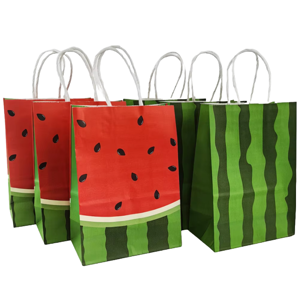 Watermelon paper bags | 6pk