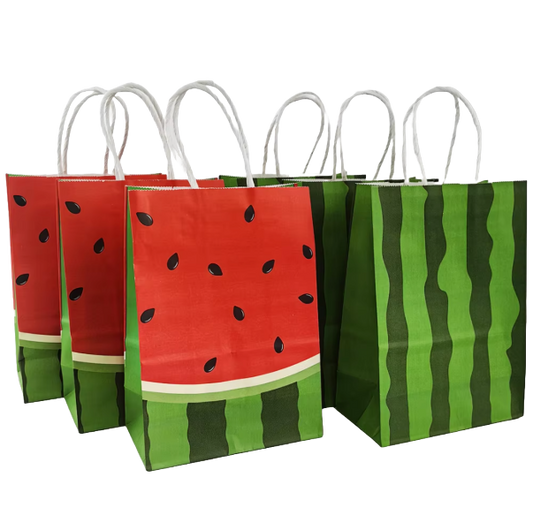 Watermelon paper bags | 6pk