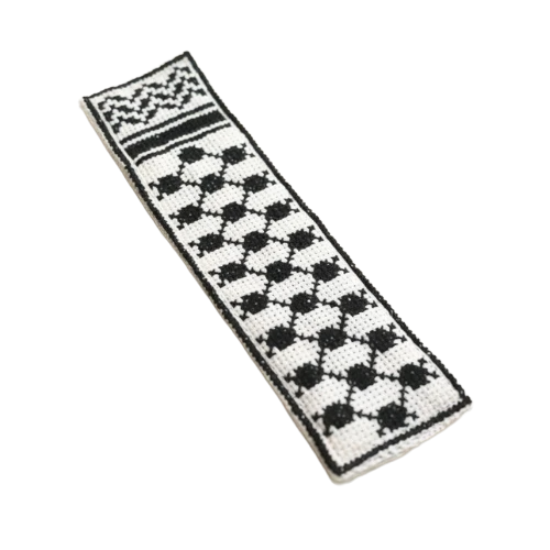 Keffiyeh Embroidered Bookmark | Handmade