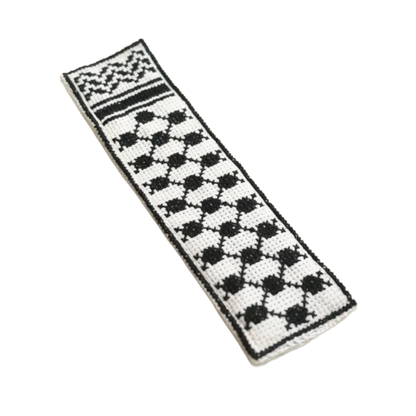 Keffiyeh Embroidered Bookmark | Handmade
