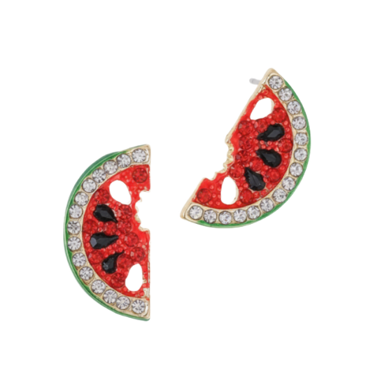 Watermelon earrings
