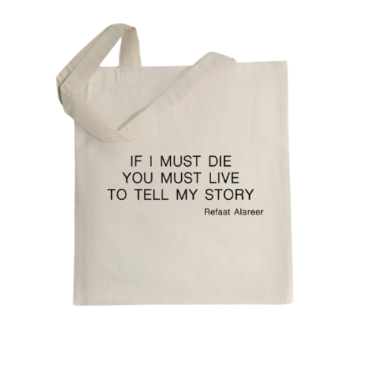 'If I Must Die' Tote Bag