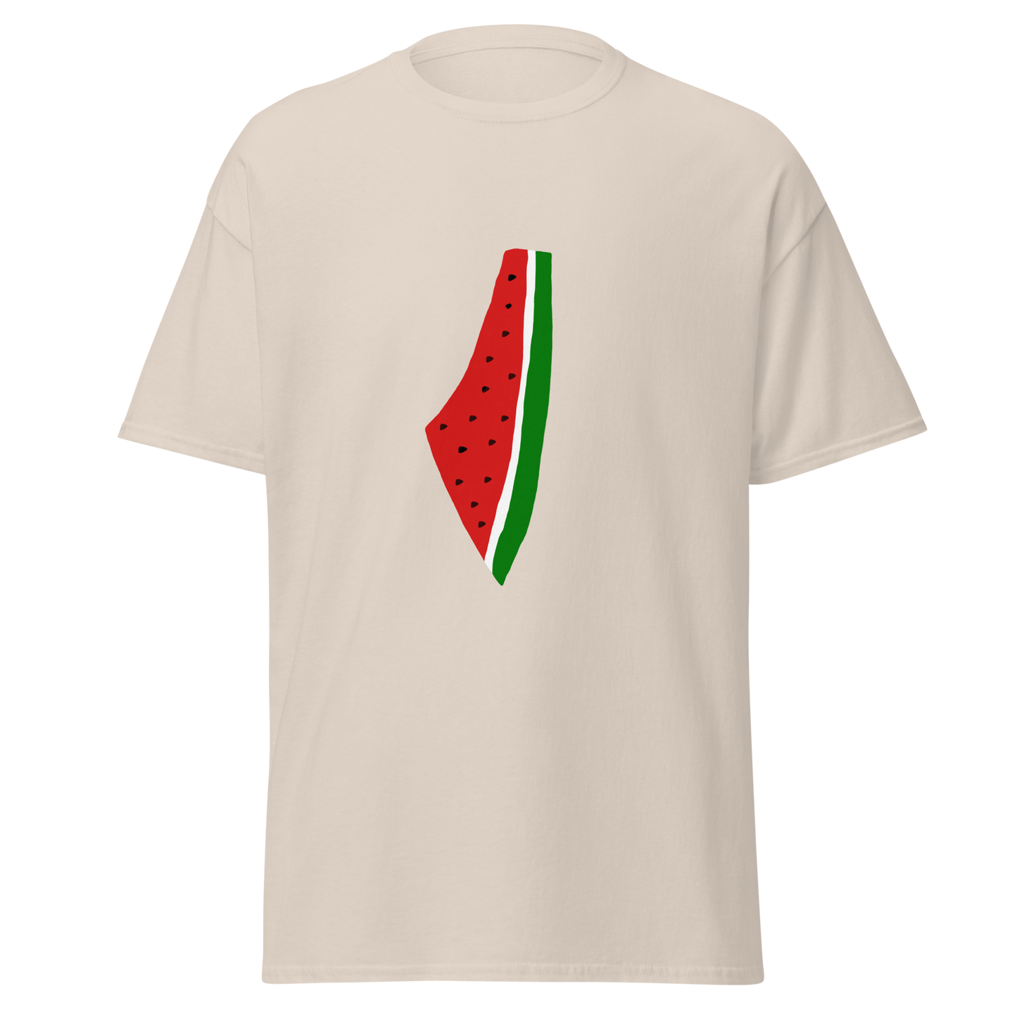 Watermelon Historic Palestine Map Top