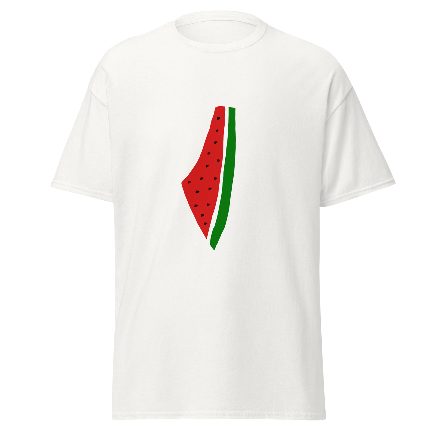 Watermelon Historic Palestine Map Top