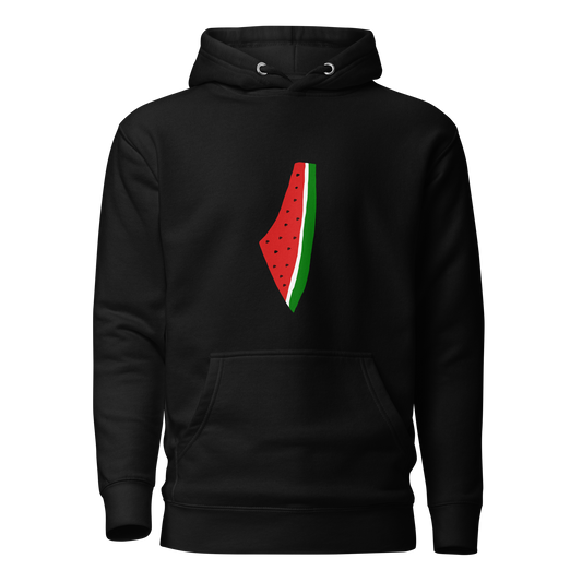Watermelon Historic Palestine Map Hoodie