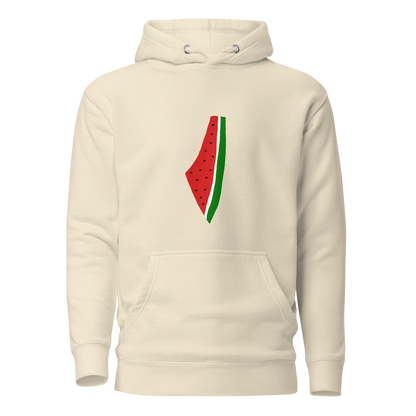 Watermelon Historic Palestine Map Top